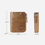 RFID Blocking Waterproof Leather Wallet Compact And Durable - Nalani - UK Fashion Clothing and Decor