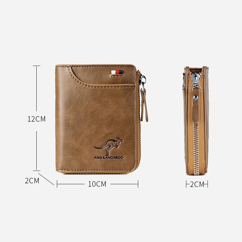 RFID Blocking Waterproof Leather Wallet Compact And Durable - Nalani - UK Fashion Clothing and Decor