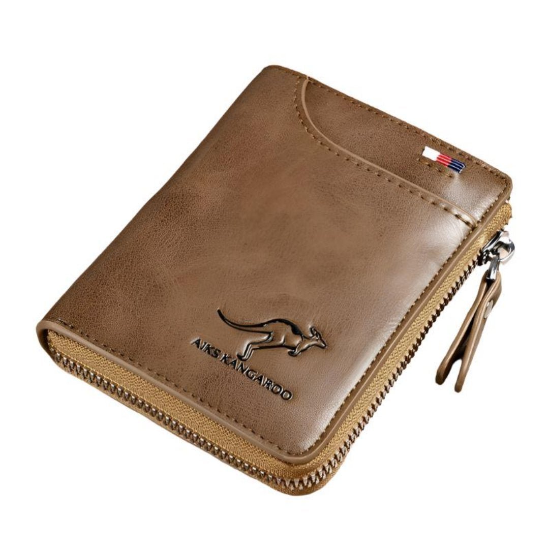 RFID Blocking Waterproof Leather Wallet Compact And Durable - Nalani - UK Fashion Clothing and Decor