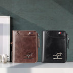 RFID Blocking Waterproof Leather Wallet Compact And Durable - Nalani - UK Fashion Clothing and Decor