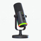 RGB Dynamic Gaming Microphone – USB-C & XLR Desktop Mic for Streaming & Podcasting with Echo & Monitoring – AuraMic - Nalani - Fashion Clothing and Decor