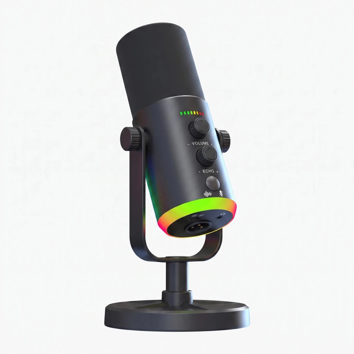RGB Dynamic Gaming Microphone – USB-C & XLR Desktop Mic for Streaming & Podcasting with Echo & Monitoring – AuraMic - Nalani - Fashion Clothing and Decor
