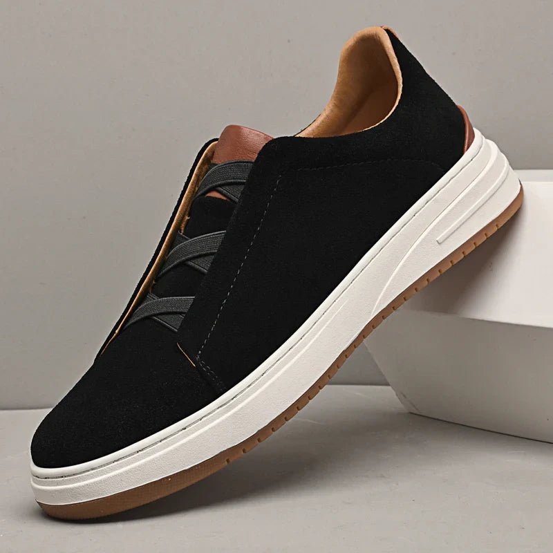 Rhenard Suede Sneakers With Cushioned Insole For All Day Comfort - Nalani - Fashion Clothing and Decor