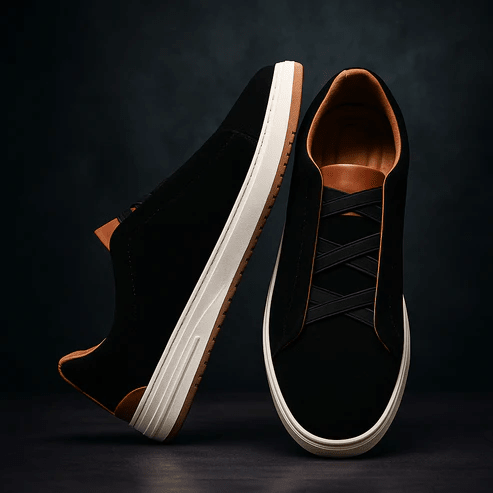 Rhenard Suede Sneakers With Cushioned Insole For All Day Comfort - Nalani - Fashion Clothing and Decor