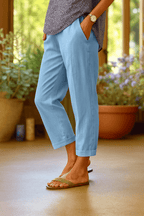 Rita | Light Summer Trousers Lightweight, Breathable Everyday Comfort - Nalani - Fashion Clothing and Decor