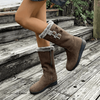Roque | Boots For Women | Mid-Calf Flat Sole - Nalani - Fashion Clothing and Decor