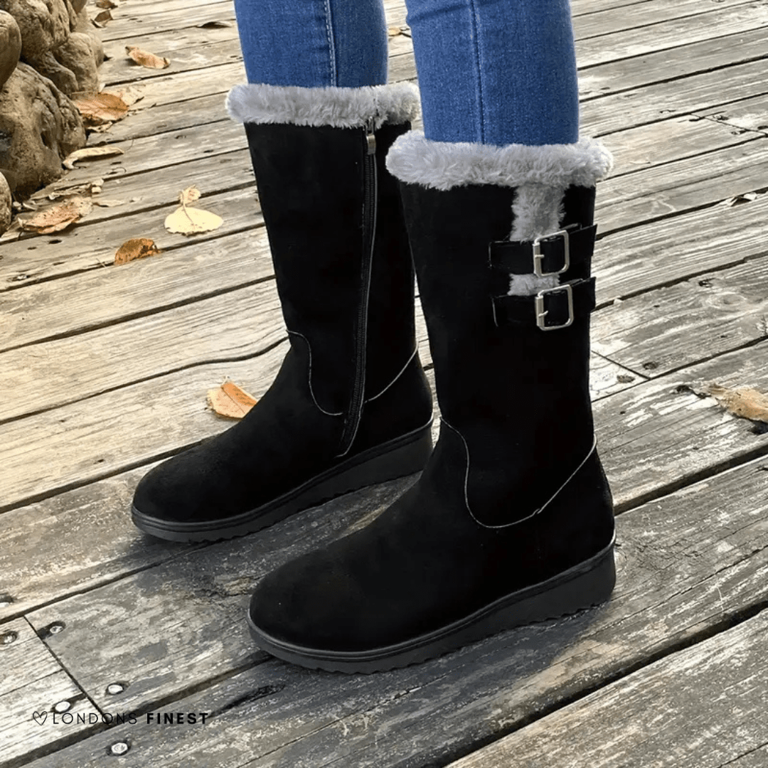 Roque | Boots For Women | Mid-Calf Flat Sole - Nalani - Fashion Clothing and Decor
