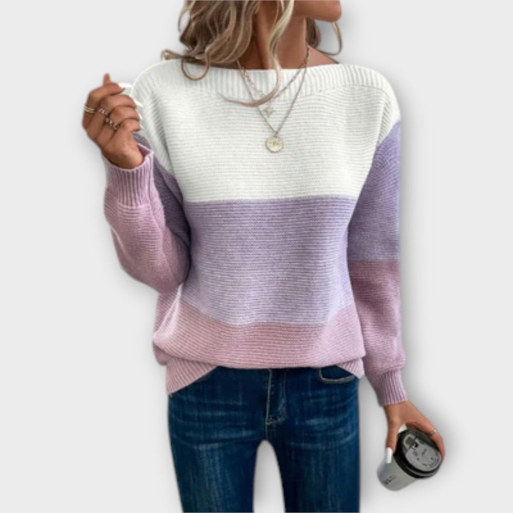 Roque | Women's Casual Knit Sweater - Relaxed Pullover - Nalani - Fashion Clothing and Decor