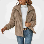 Roque | Women’s Jacket | Zip Front Textured - Nalani - Fashion Clothing and Decor