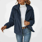 Roque | Women’s Jacket | Zip Front Textured - Nalani - Fashion Clothing and Decor