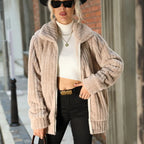 Roque | Women’s Jacket | Zip Front Textured - Nalani - Fashion Clothing and Decor