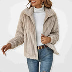 Roque | Women’s Jacket | Zip Front Textured - Nalani - Fashion Clothing and Decor