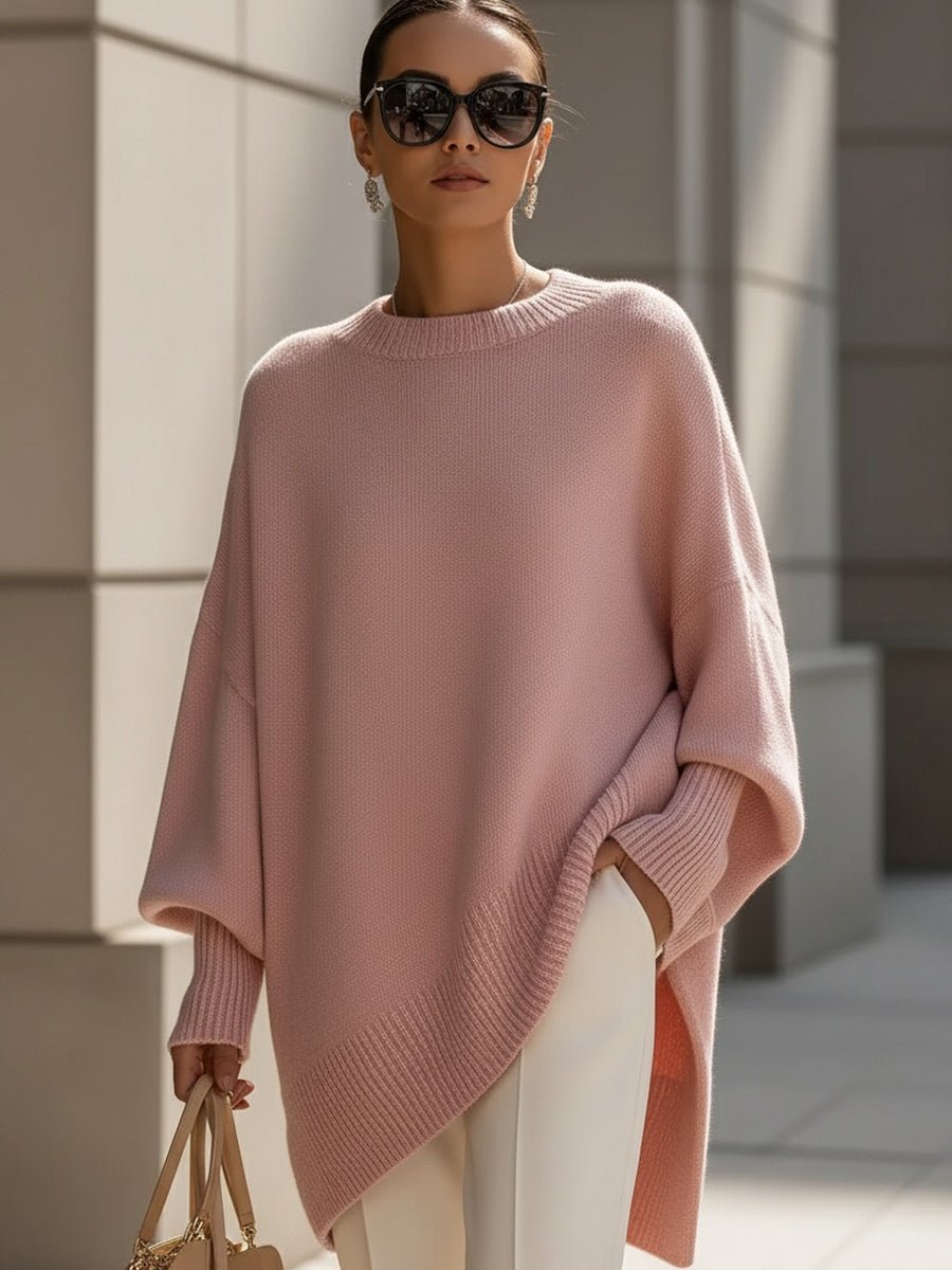 Roque | Women's Soft Modern Wool-Blend Oversized Sweater - Nalani - Fashion Clothing and Decor