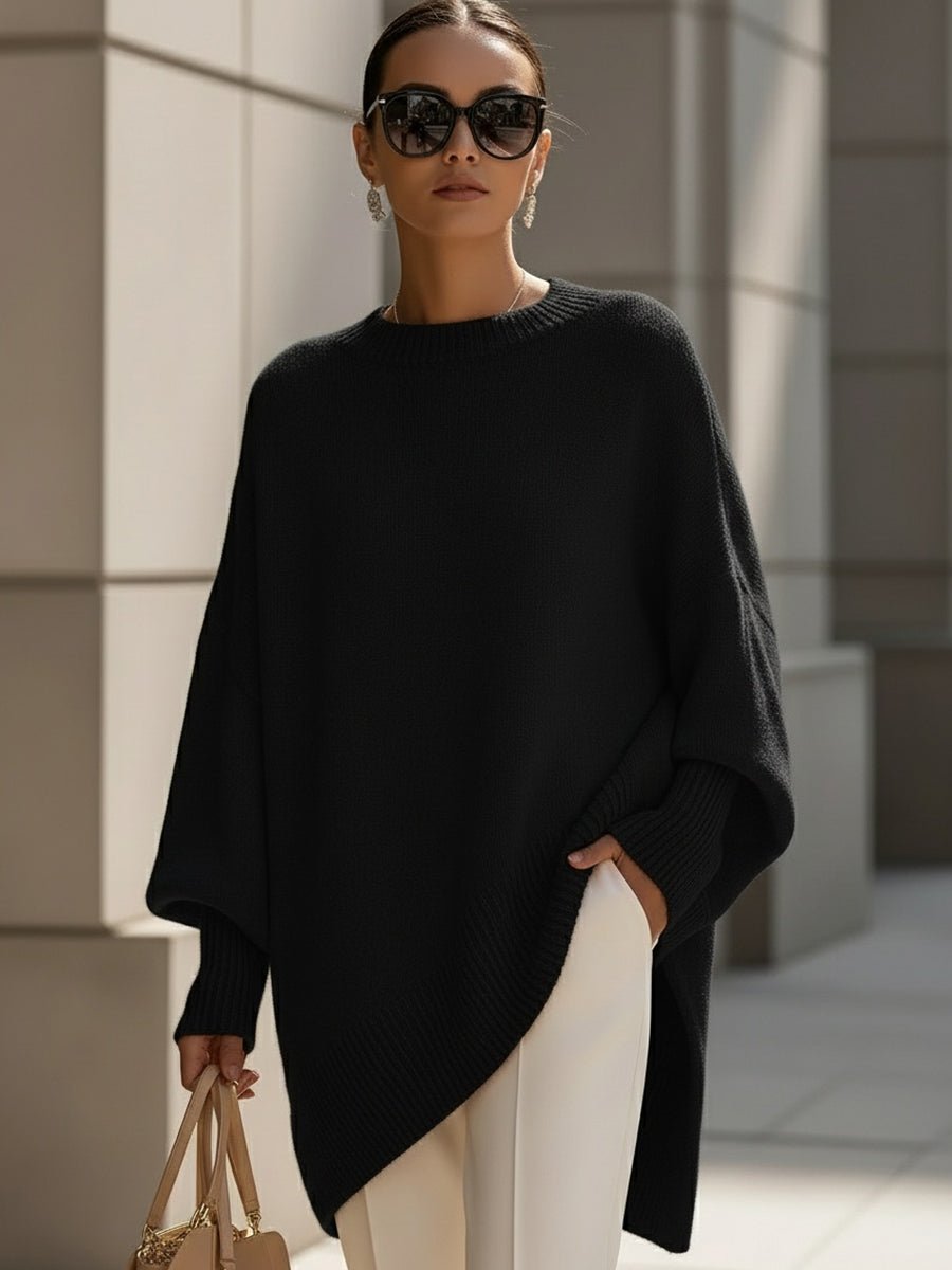 Roque | Women's Soft Modern Wool-Blend Oversized Sweater - Nalani - Fashion Clothing and Decor