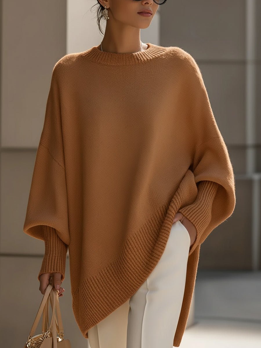 Roque | Women's Soft Modern Wool-Blend Oversized Sweater - Nalani - Fashion Clothing and Decor