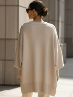 Roque | Women's Soft Modern Wool-Blend Oversized Sweater - Nalani - Fashion Clothing and Decor