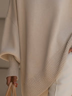 Roque | Women's Soft Modern Wool-Blend Oversized Sweater - Nalani - Fashion Clothing and Decor
