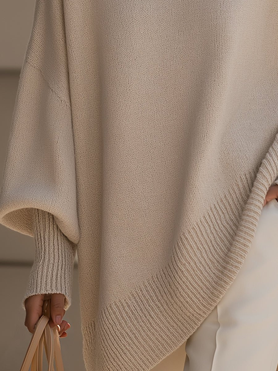 Roque | Women's Soft Modern Wool-Blend Oversized Sweater - Nalani - Fashion Clothing and Decor