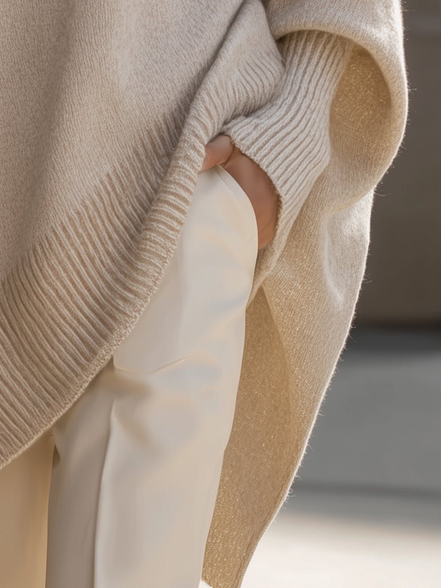 Roque | Women's Soft Modern Wool-Blend Oversized Sweater - Nalani - Fashion Clothing and Decor