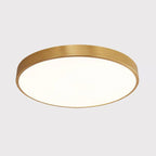 Round LED Flush Mount Light Nordic Style Metallic Bedroom - Nalani - UK Fashion Clothing and Decor