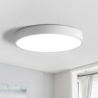 Round LED Flush Mount Light Nordic Style Metallic Bedroom - Nalani - UK Fashion Clothing and Decor