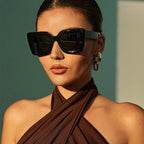 Saint Véda Oversize Sunglasses With UV - Blocking Lenses In Acetate - Nalani - Fashion Clothing and Decor