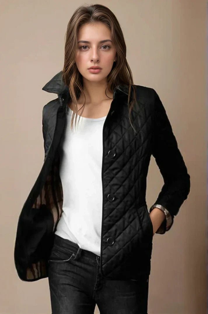 Sandré | Stylish Quilted Jacket - Classic Button - Up Design with Lightweight Warmth - Nalani - UK Fashion Clothing and Decor