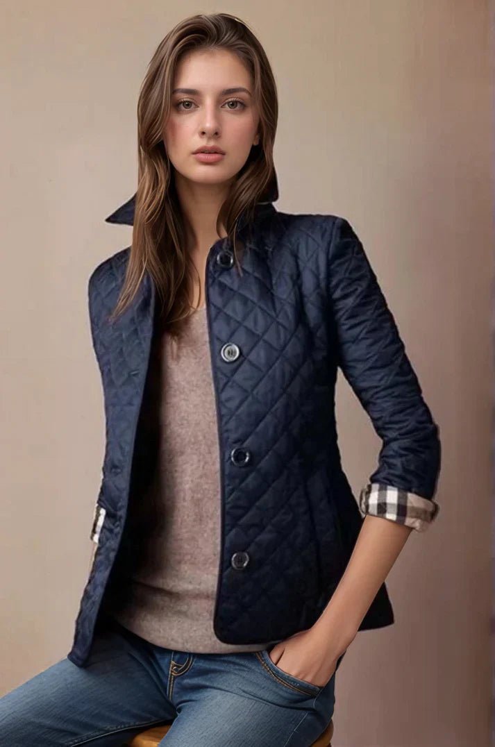 Sandré | Stylish Quilted Jacket - Classic Button - Up Design with Lightweight Warmth - Nalani - UK Fashion Clothing and Decor