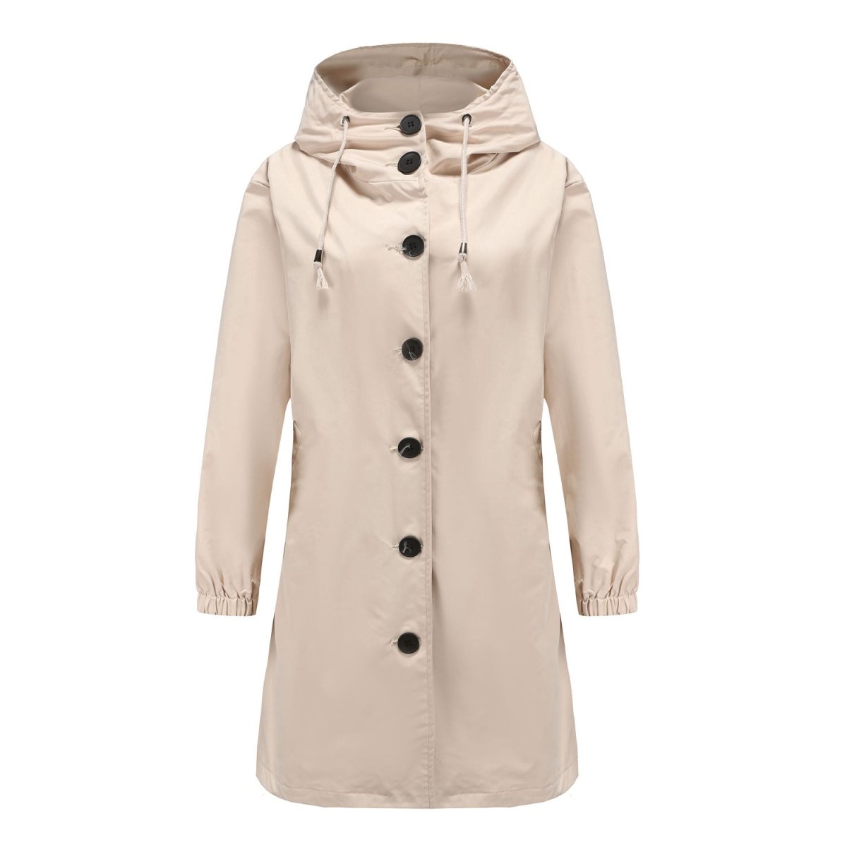 Sandré | Women's Waterproof Rain Jacket - Hooded Lightweight Windbreaker - Outdoor Casual Wear - Nalani - UK Fashion Clothing and Decor