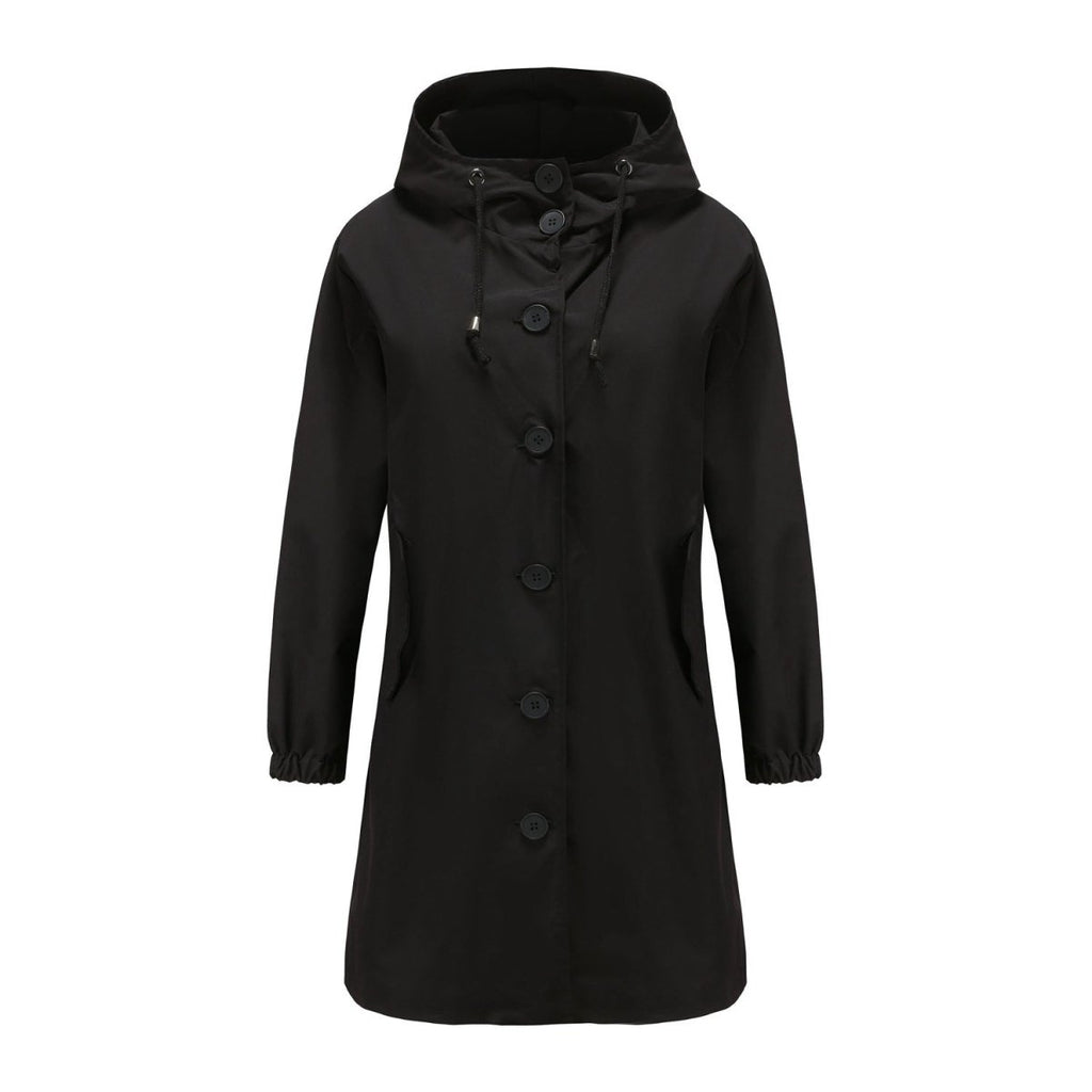 Sandré | Women's Waterproof Rain Jacket - Hooded Lightweight Windbreaker - Outdoor Casual Wear - Nalani - UK Fashion Clothing and Decor