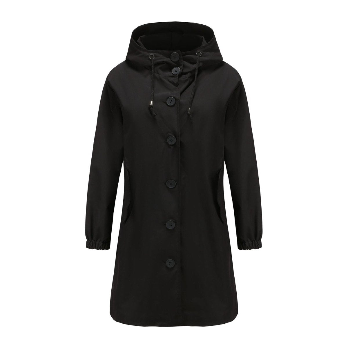 Sandré | Women's Waterproof Rain Jacket - Hooded Lightweight Windbreaker - Outdoor Casual Wear - Nalani - UK Fashion Clothing and Decor