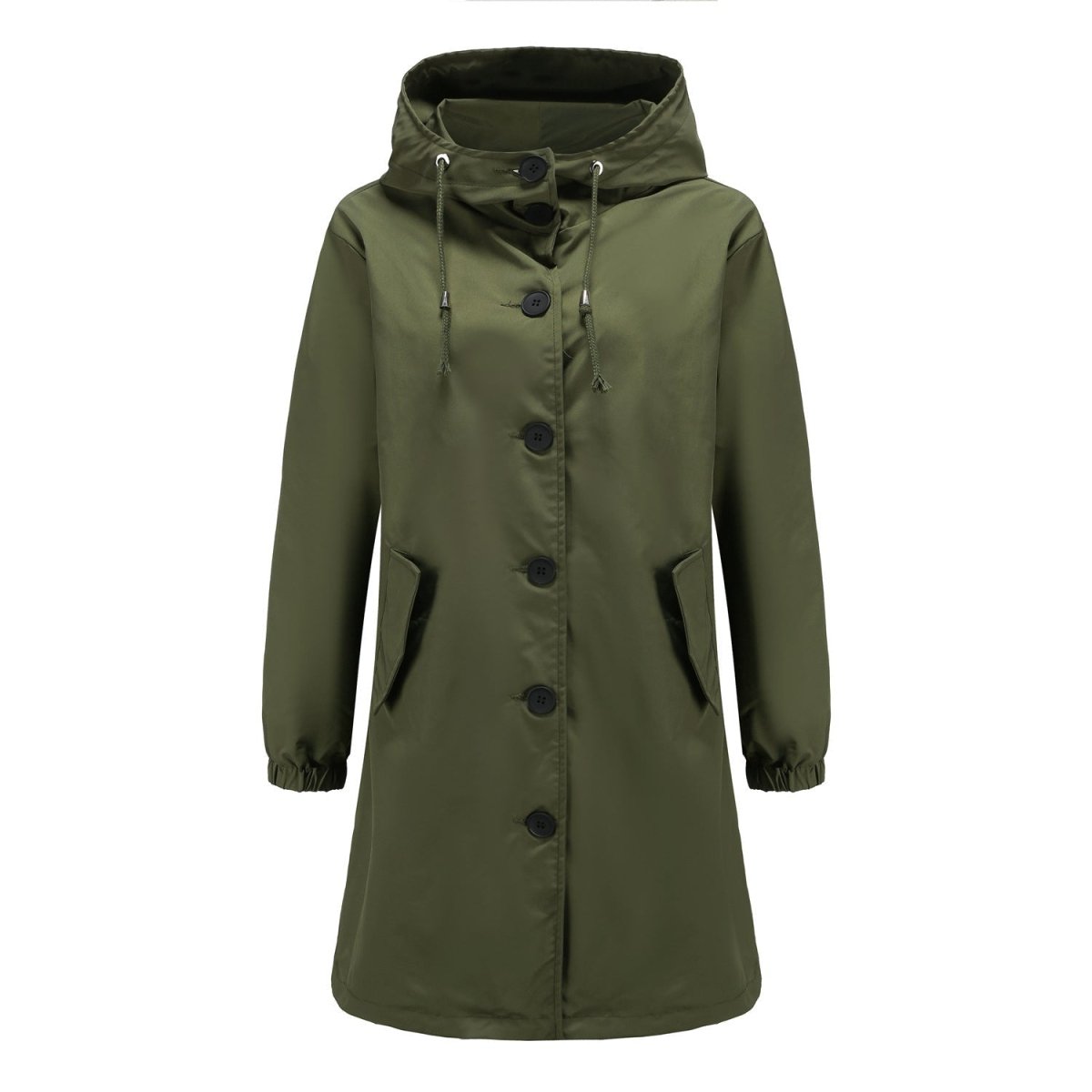 Sandré | Women's Waterproof Rain Jacket - Hooded Lightweight Windbreaker - Outdoor Casual Wear - Nalani - UK Fashion Clothing and Decor