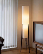 Scandinavian Walnut Floor Lamp – Solid Wood Art Lamp with Dimmable LED - Nalani - UK and AUS Fashion Clothing and Decor