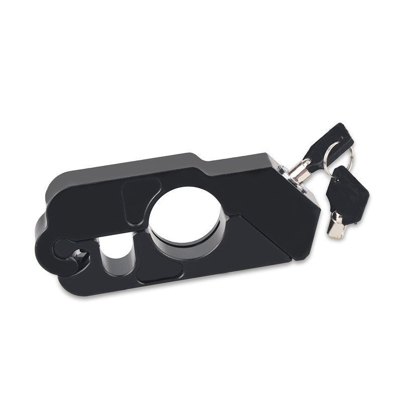Scooter Handlebar Lock – Stainless Steel Steering Lock for Scooter, Moped, Motorcycle & ATV, Anti-Theft, Black or Red - Nalani - Fashion Clothing and Decor