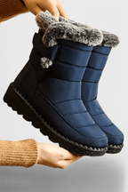 Sephira | Women's Quilted Ankle Boots - Padded Winter Booties - Nalani - Fashion Clothing and Decor