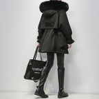 Serado | Luxurious Parka With Fur Collar For Women Winter Coat - Nalani - UK Fashion Clothing and Decor