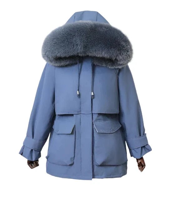 Serado | Luxurious Parka With Fur Collar For Women Winter Coat - Nalani - UK Fashion Clothing and Decor