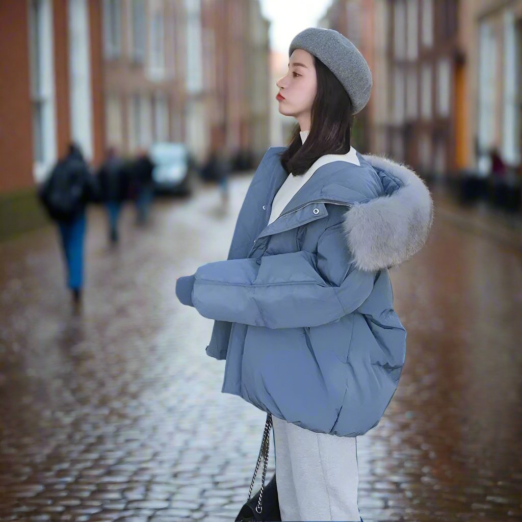 Serado | Luxurious Parka With Fur Collar For Women Winter Coat - Nalani - UK Fashion Clothing and Decor