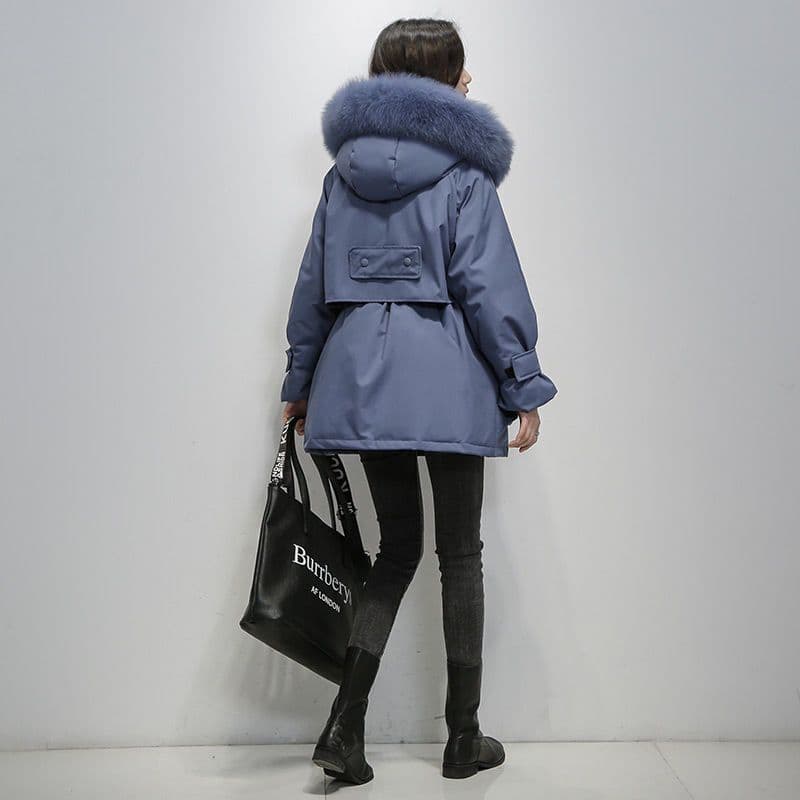 Serado | Luxurious Parka With Fur Collar For Women Winter Coat - Nalani - UK Fashion Clothing and Decor