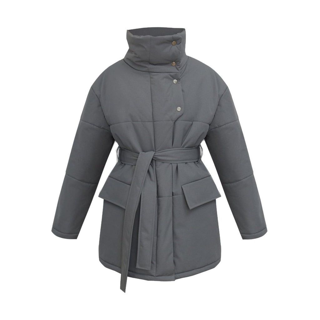 Serado | Quilted Winter Coat With Belted Waist And Tailored Fit - Nalani - UK Fashion Clothing and Decor