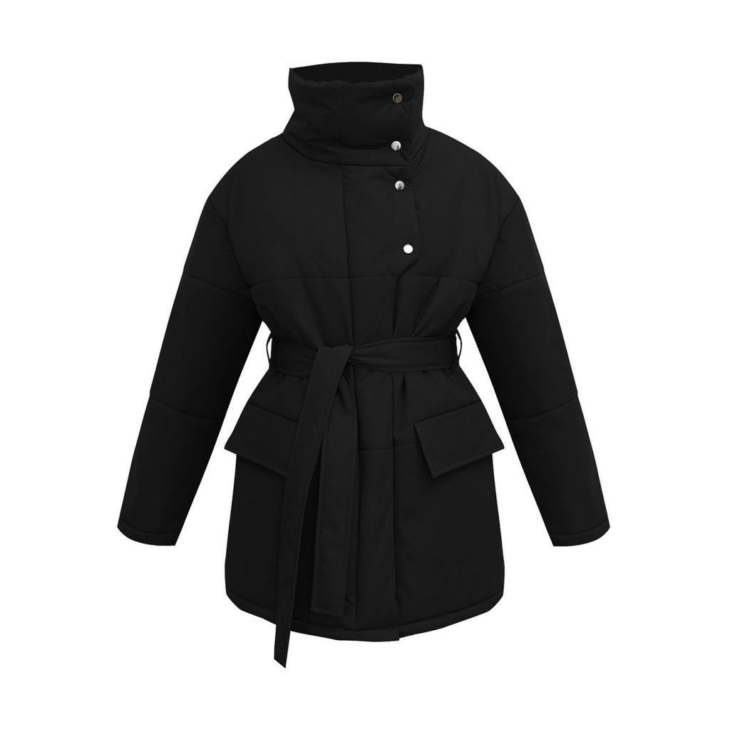 Serado | Quilted Winter Coat With Belted Waist And Tailored Fit - Nalani - UK Fashion Clothing and Decor