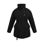 Serado | Quilted Winter Coat With Belted Waist And Tailored Fit - Nalani - UK Fashion Clothing and Decor