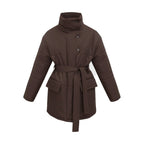 Serado | Quilted Winter Coat With Belted Waist And Tailored Fit - Nalani - UK Fashion Clothing and Decor