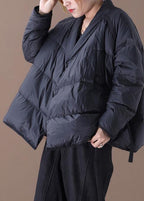 Serano | Casual Oversized Down Jacket With Thick Standup Collar - Nalani - UK Fashion Clothing and Decor