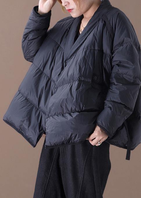Serano | Casual Oversized Down Jacket With Thick Standup Collar - Nalani - UK Fashion Clothing and Decor