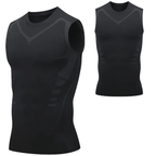 Shaping Men's Shirt – Men's Shapewear Compression Undershirt for Chest & Belly, Invisible Under Clothes, S–3XL – CoreForm Bodyshape - Nalani - Fashion Clothing and Decor