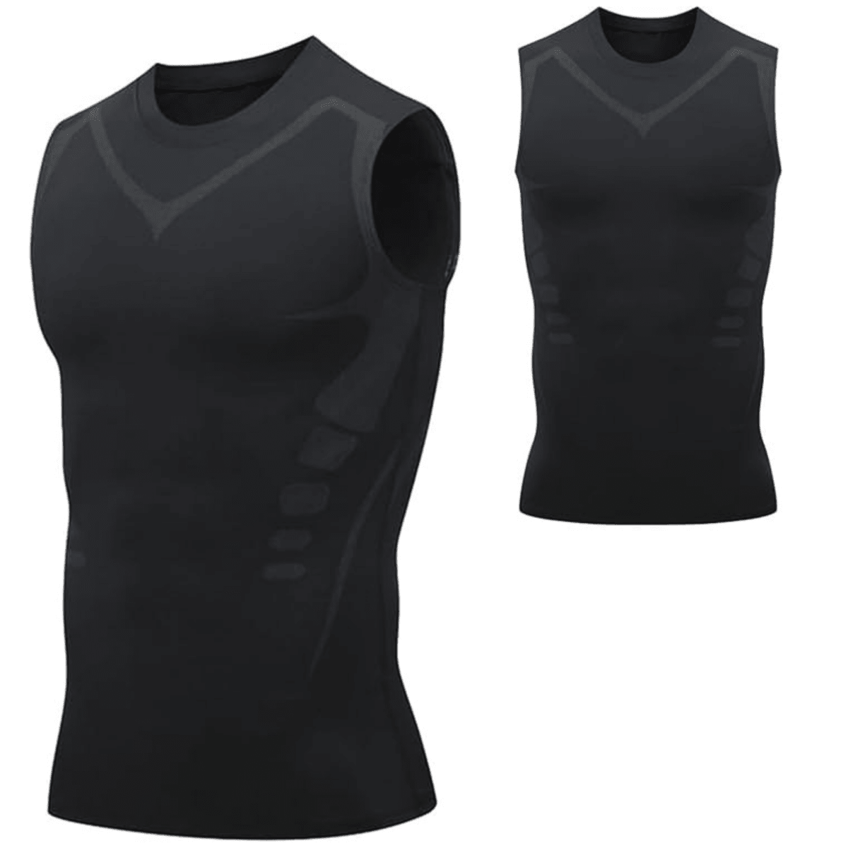 Shaping Men's Shirt – Men's Shapewear Compression Undershirt for Chest & Belly, Invisible Under Clothes, S–3XL – CoreForm Bodyshape - Nalani - Fashion Clothing and Decor