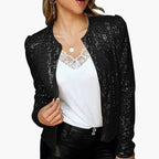 Short evening jacket with shiny sequins | New Year - Nalani - Fashion Clothing and Decor