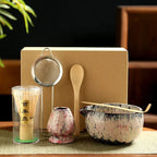 Six Piece Japanese Matcha Tea Set With Bamboo Whisk Bowl Spoon - Nalani - UK Fashion Clothing and Decor