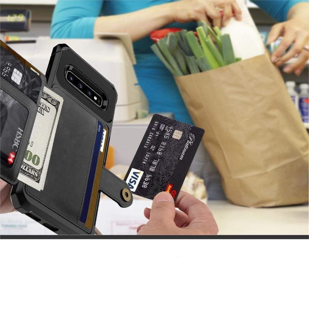 Slim Magnetic Leather Wallet Case for A Series Smartphones - Nalani - UK Fashion Clothing and Decor